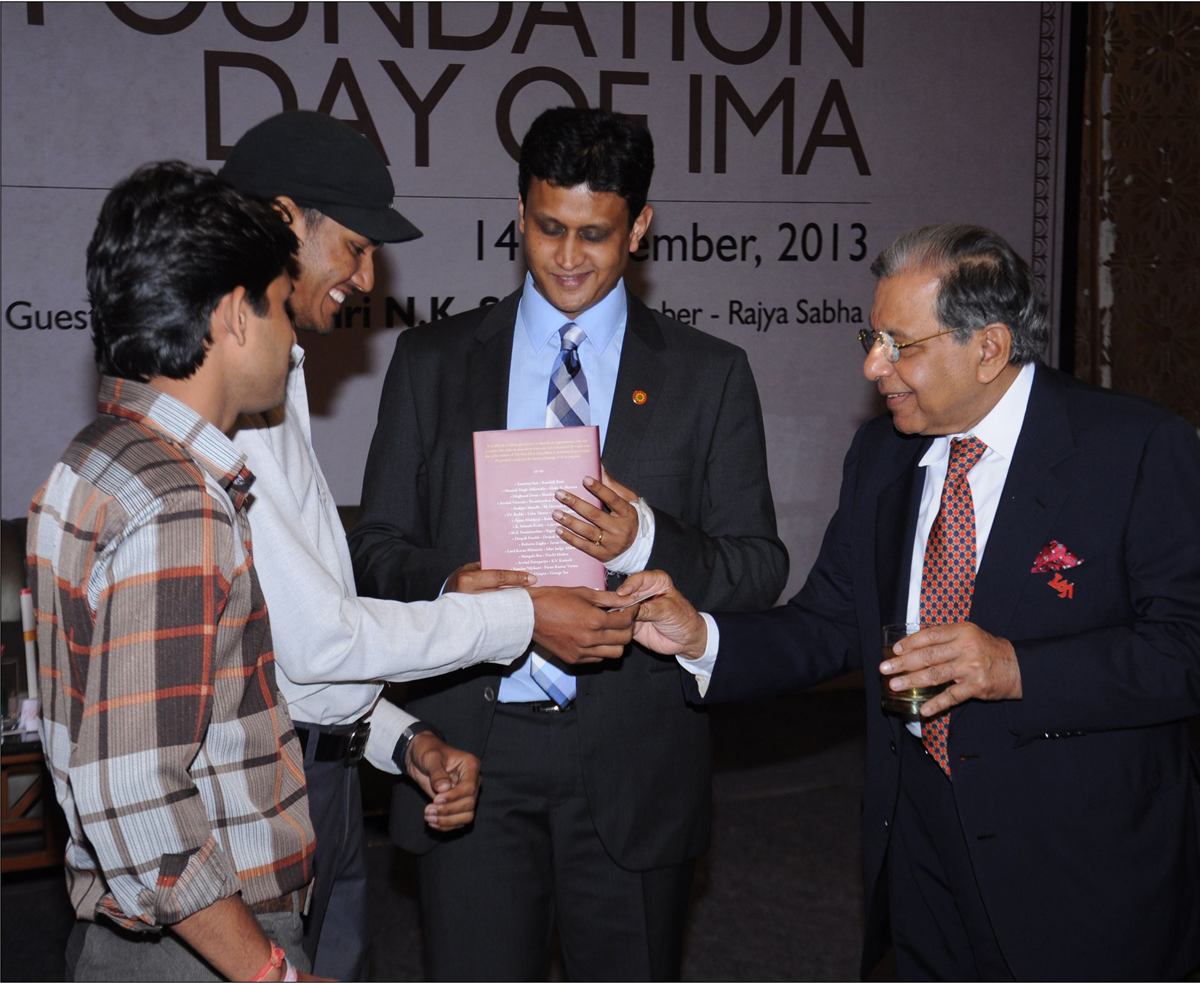 Mahesh Engla with NK Singh